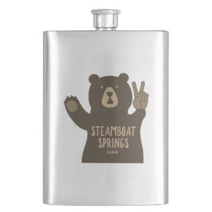 Flasque Vapeur Springs Colorado Peace Bear