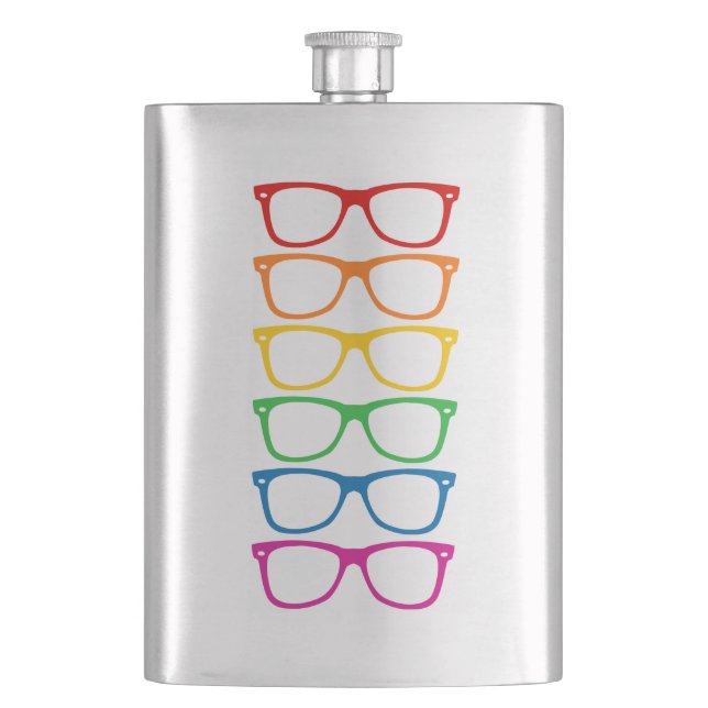 Flasque Verres arc-en-ciel (devant)