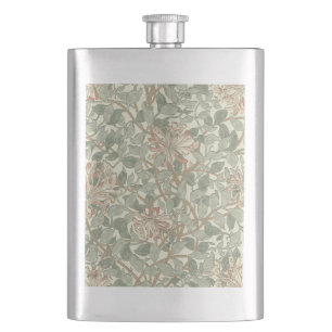 Flasque Vert doux Vintage William Morris Honeysuckie