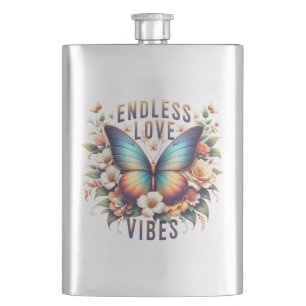 Flasque Vibrations d'amour éternel Papillon Art-96281