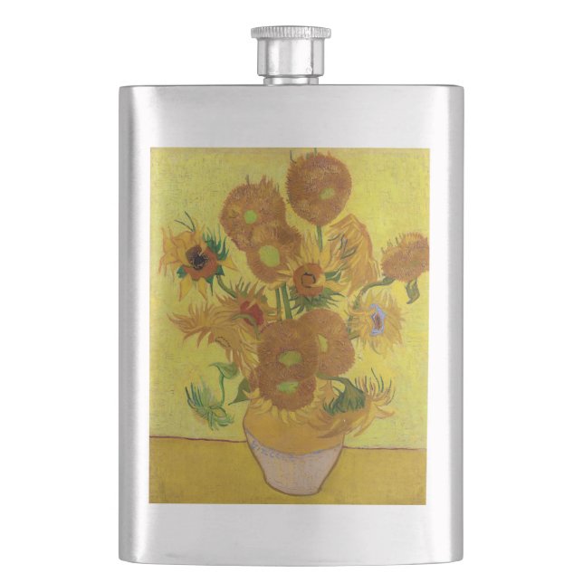 Flasque Vincent van Gogh - Vase avec quinze tournesols (devant)