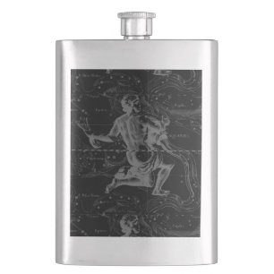 Flasque Vintage Aquarius Constellation Hevelius circa 1690