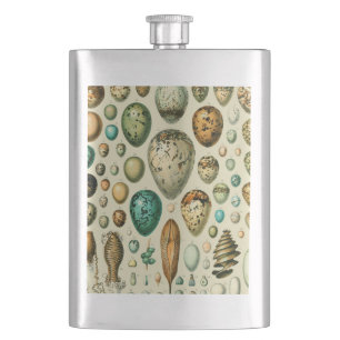 Flasque Vintage Bird Eggs French Fish Egg