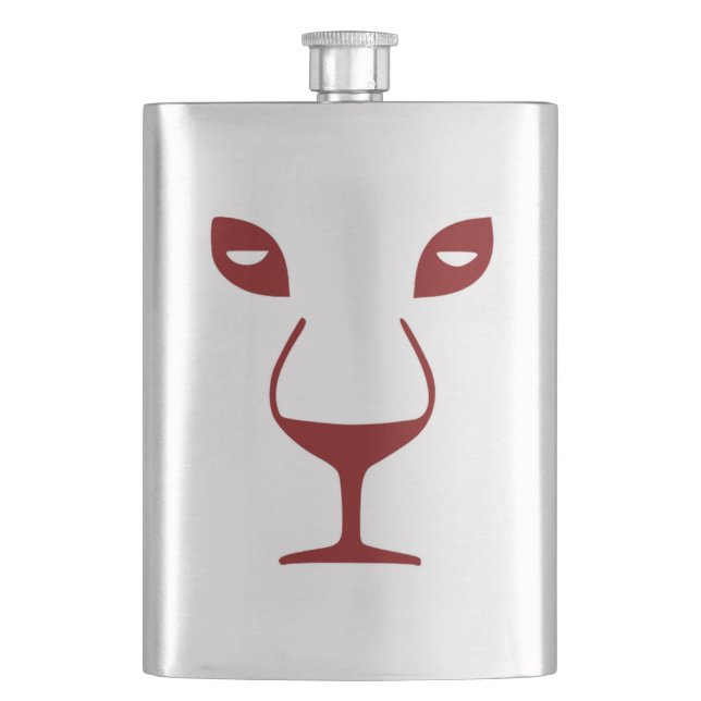 FLASQUE VISAGE DE VIN (devant)