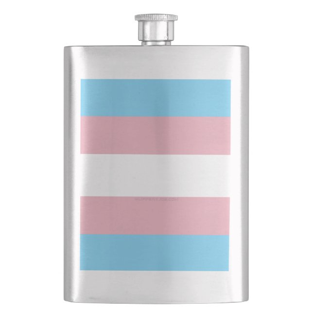 Flasque Visibilité du drapeau de fierté transgenre de Slip (devant)