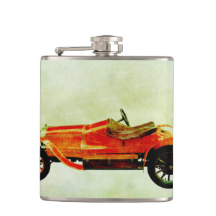 Flasque Voiture Rouge Vintage