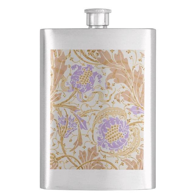 Flasque Walter Crane Teazle & grenade Art Nouveau (devant)