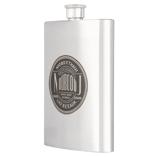 Flasque #WhiskeyLoversClassicFlask (Gauche)