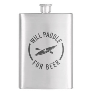 Flasque Will Paddle for Beer