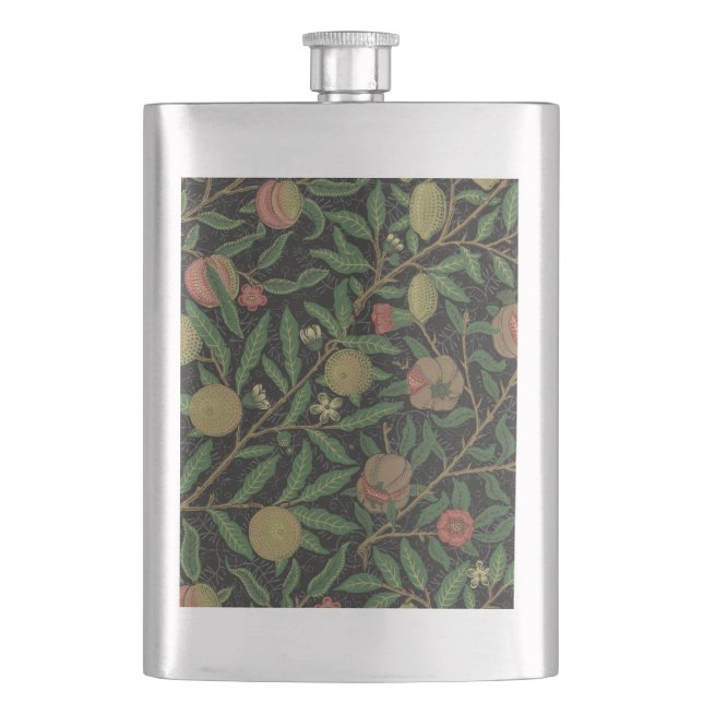 Flasque William Morris grenade classique fruits (devant)
