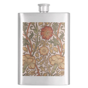Flasque William Morris Rose Flower Fond d'écran Motif