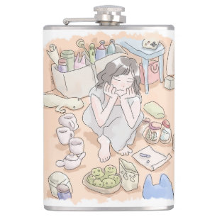 FLASQUES さ む さ じ し 橙 色 の 部 屋 の