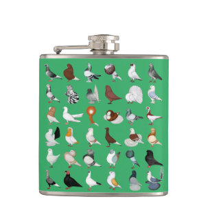 Flasques 36 races de pigeon