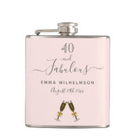 40 fabuleux anniversaire rose or blush photo