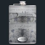Flasques 6e anniversaire du Mariage Sucre et fer<br><div class="desc">Vous avez du mal à penser à quelque chose avec du sucre et du fer pour votre 6e anniversaire de mariage ? Que diriez-vous de mes oeuvres originales pour un look chic et abîmé et l'attrait écrit à la main comme ce flacon?</div>