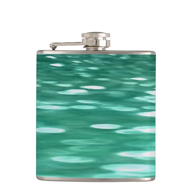 Flasques Abstrait #3 : Shimmer vert (Devant)