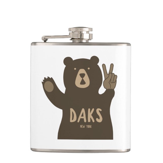 Flasques Adirondacks Peace Bear (Devant)