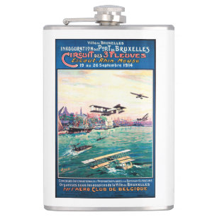 Flasques Affiche promotionnelle décommandée d'avion de
