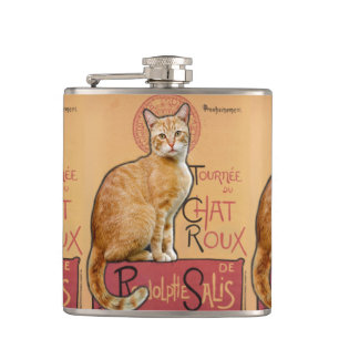 Flasques Affiche vintage de style français représentant