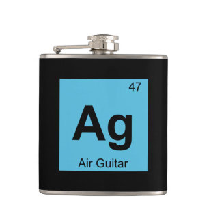 Flasques Ag - Musique d'air de guitare Chimie Tableau pério