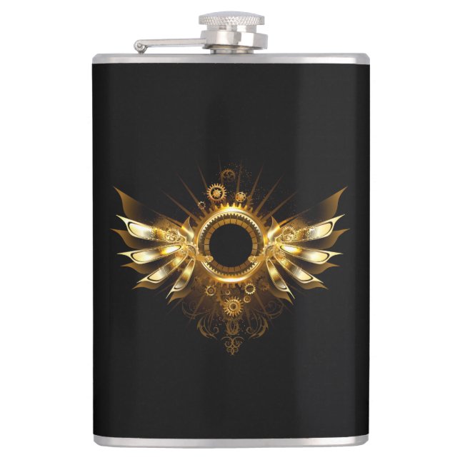 Flasques Ailes steampunk (Devant)