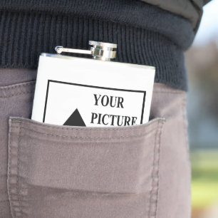 Flasques Ajouter une image personnalisée Nom de l'entrepris