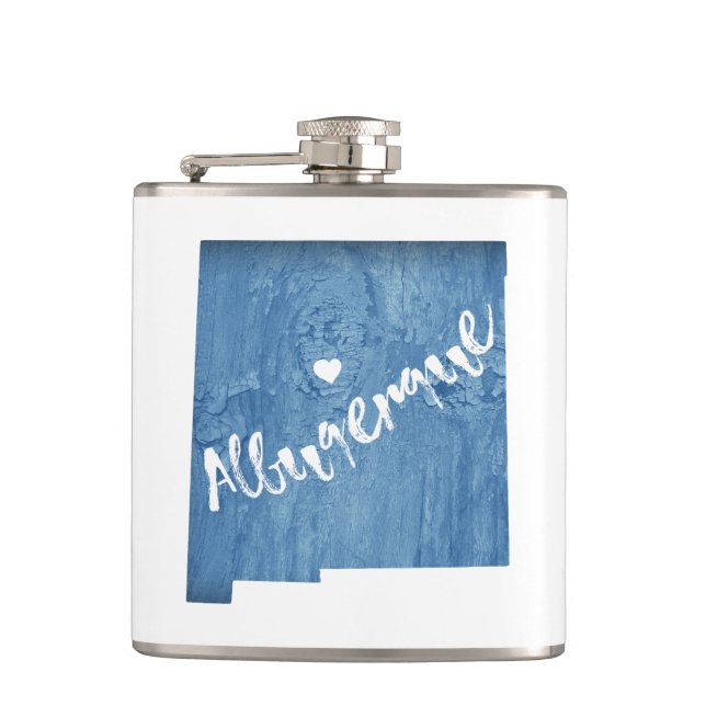 Flasques Albuquerque Nouveau-Mexique Grain de bois (Devant)