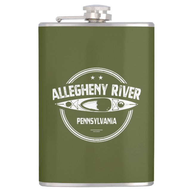 Flasques Allegheny River, Pennsylvanie (Devant)