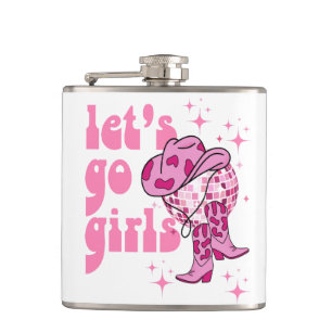 Flasques Allons-y les filles Disco Cowgirl Enterrement de v