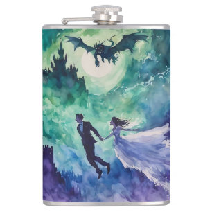 Flasques Amateurs de vol - Peinture aquarelle