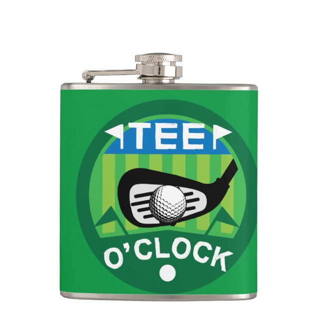 Flasques Amusant Golfing Pros Golfing Fanatics Sports Flask (Devant)