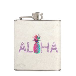 Flasques Ananas Hawaïen Adorable Aloha