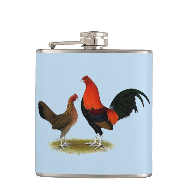 Flasques Ancien jeu anglais Bantams : BB Red Pair (Devant)