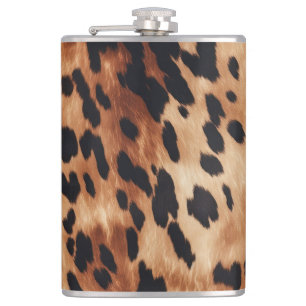 Flasques Animal Brown occidental de vache noire