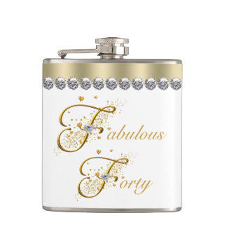 Flasques Anniversaire Fantastique Quarante Ans