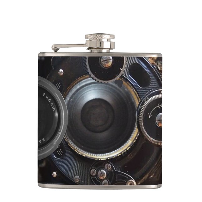 Flasques Antique Caméra Photographie Vintage Lens Film (Devant)