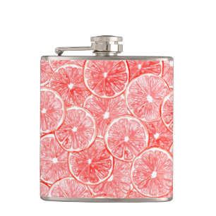 Flasques Aquarelle pamplemousse motif