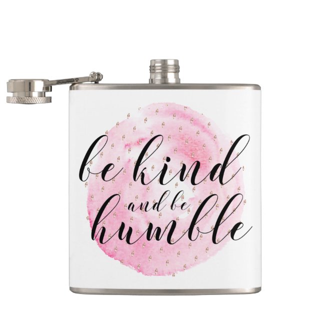 Flasques Aquarelle, soyez gentil et humble (Ouvert)