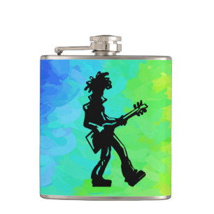 Flasques Arc-en-ciel de la guitare des Boogie Nights de New