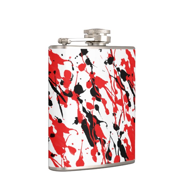 Flasques Arceau et goutte rouge et noir (Droite)