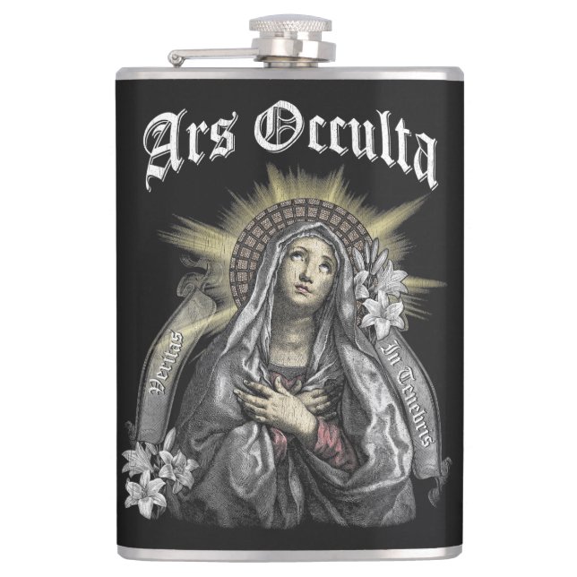 Flasques Ars Occulta - Gothique Streetwear Design (Devant)