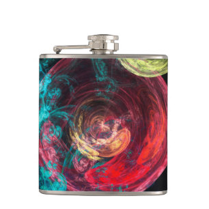 Flasques Art abstrait Galaxie Cercles