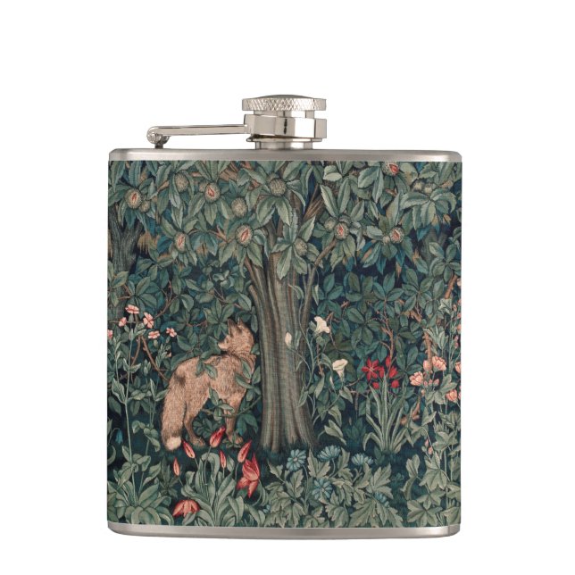 Flasques Art de faune de renard de verdure de William Morri (Devant)