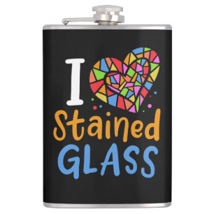 Flasques Artiste en verre tendu