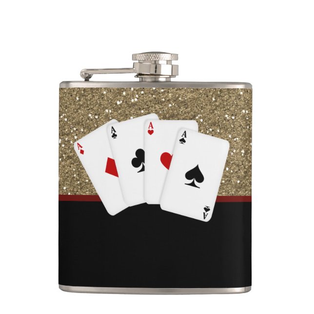 Flasques As de classe Poker (Devant)