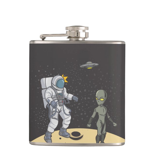 Flasques Astronaute et extraterrestre     (Devant)