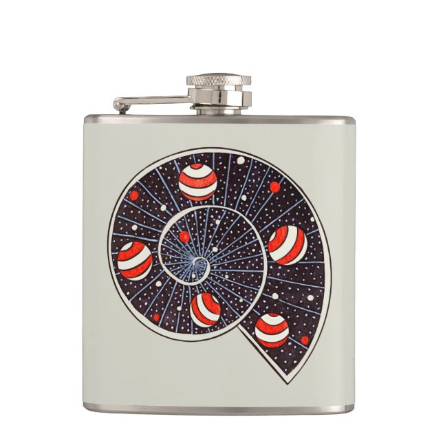 Flasques Astronomie Funny Space Spiral Galaxy (Devant)