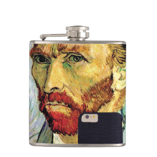 Flasques Autoportrait de Vincent Van Gogh avec selfie au té