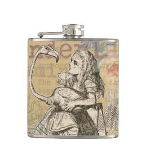 Flasques Aventures d'Alice au pays des merveilles Flamant C