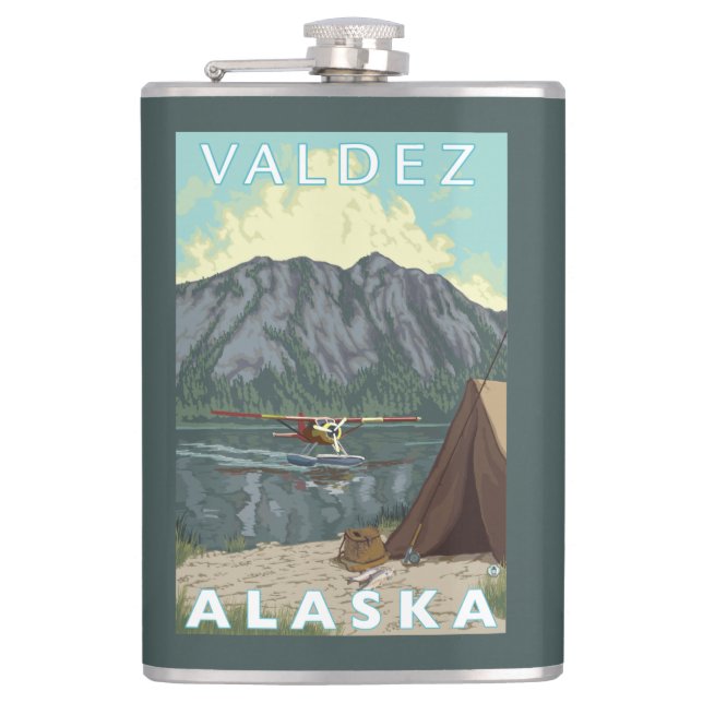 Flasques Avion de Bush et pêche - Valdez, Alaska (Devant)